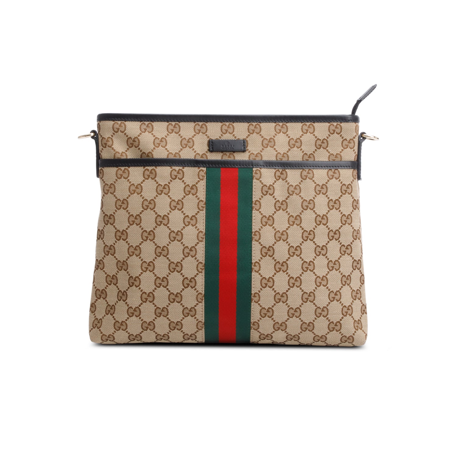 Gucci GG Canvas Web Messenger Bag