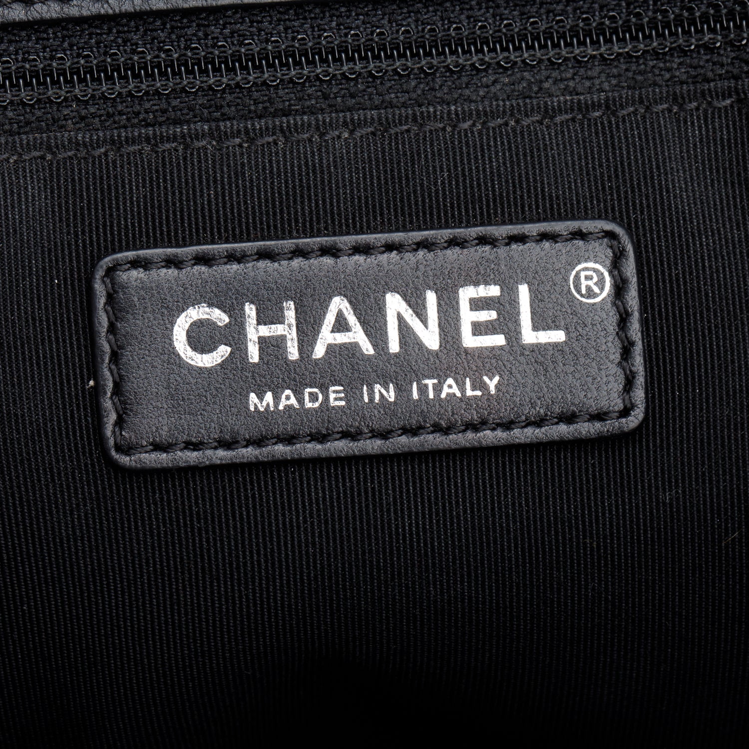 Chanel Black Quilted Calfskin Leather Large Frame In Chain Flap Bag w/ Authenticity Card