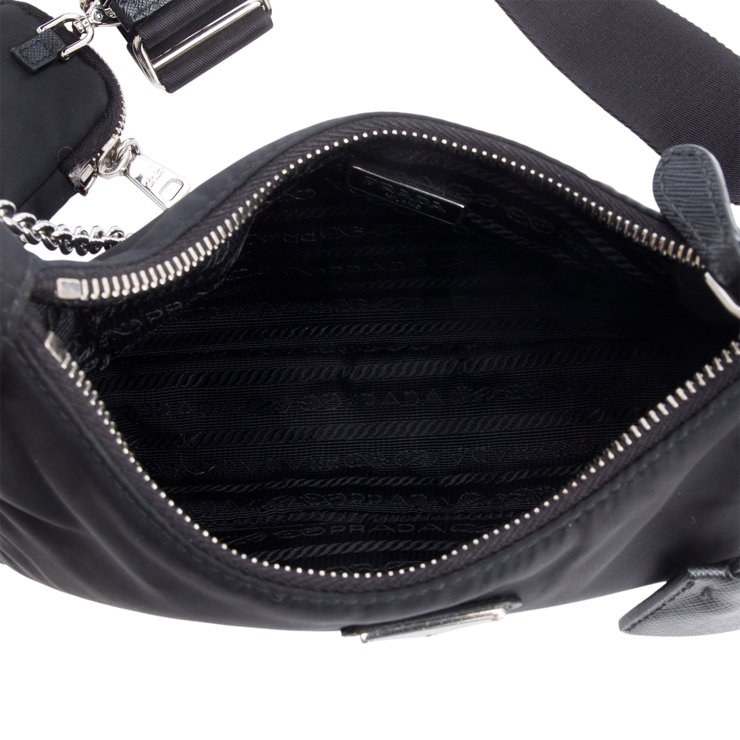 Prada Black Re-Edition 2005 Re-Nylon Shoulder Bag