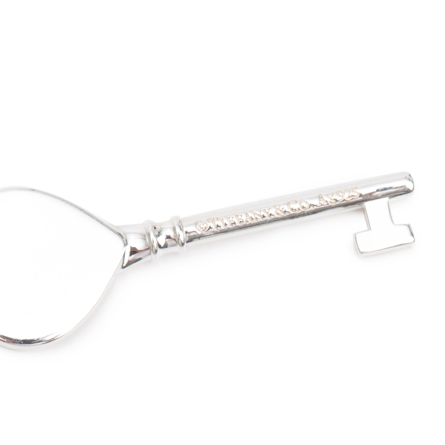 Tiffany & Co. Sterling Silver Return to Tiffany Heart Key Pendant Necklace