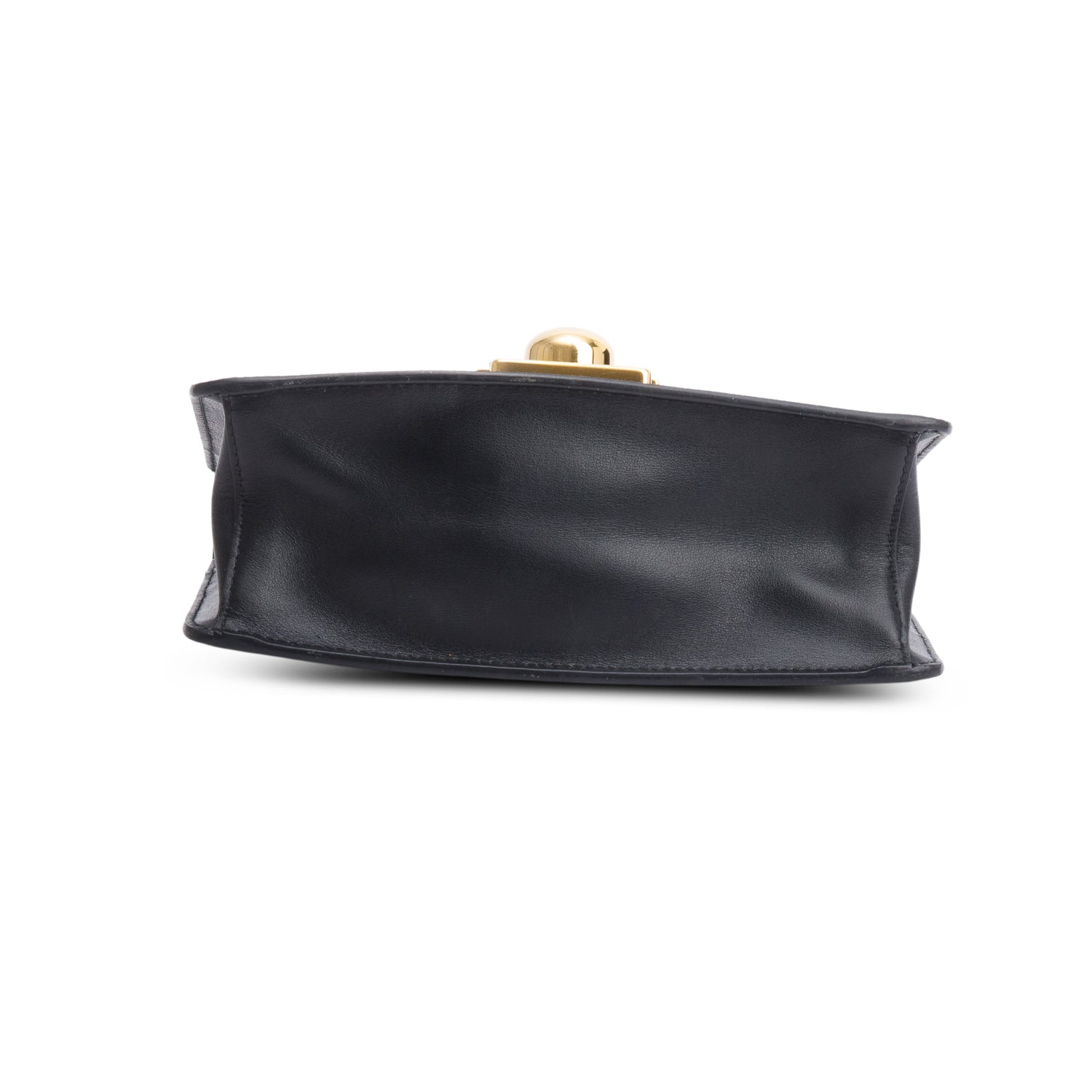 Prada Black Saffiano Soft Calf Leather Arcade Shoulder Bag w/ Authentcity Card