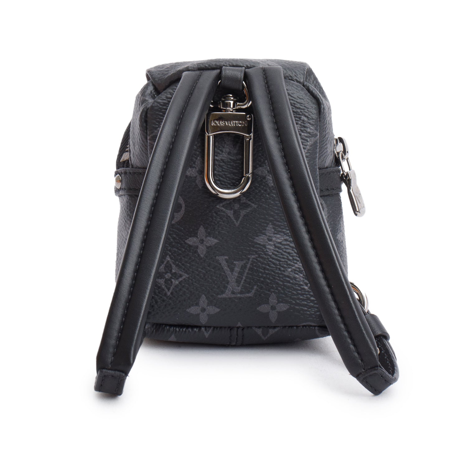 Louis Vuitton Monogram Eclipse Backpack Bag Charm w/ Box
