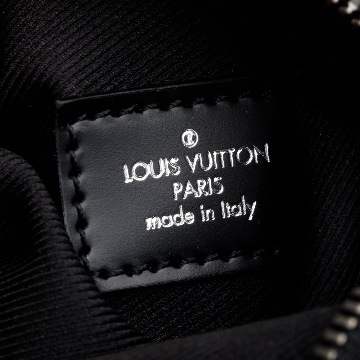 Louis Vuitton Monogram Eclipse Backpack Bag Charm w/ Box