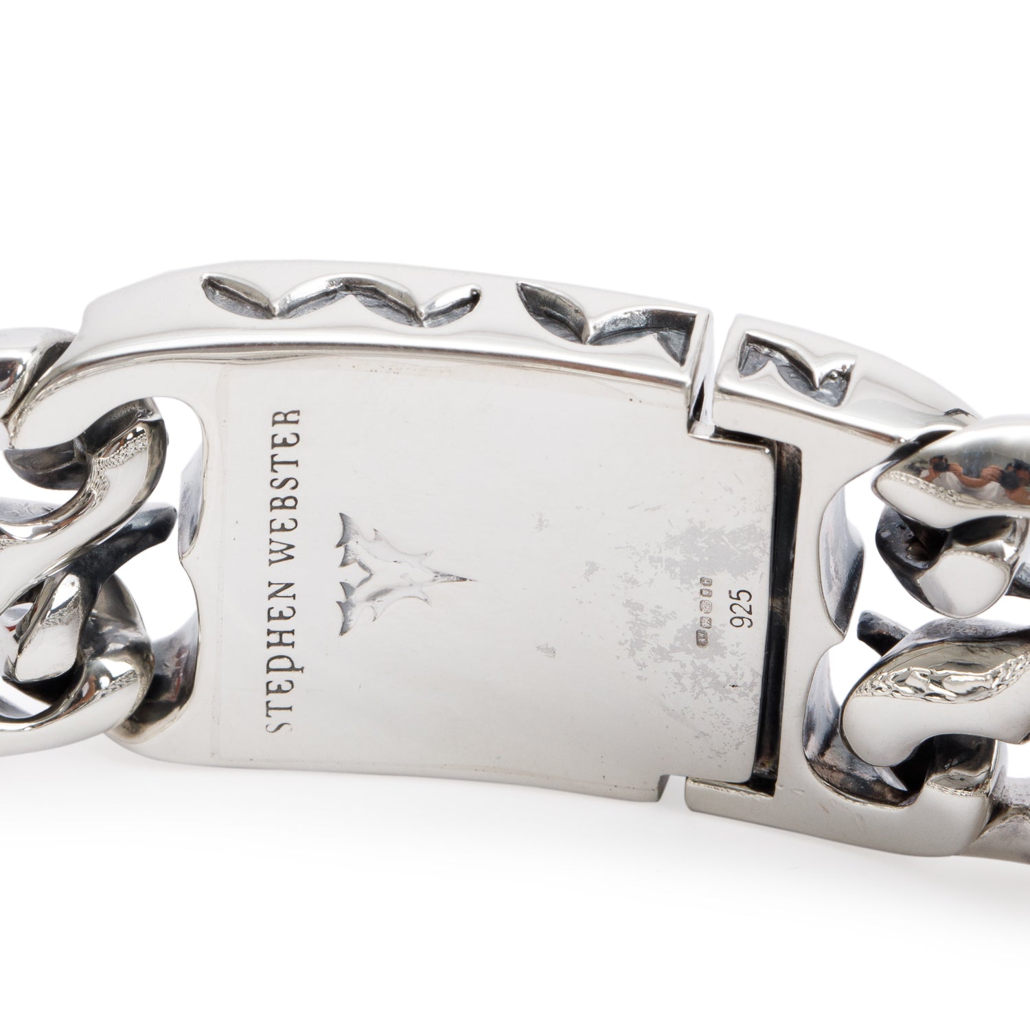 Stephen Webster Sterling Silver Wide Link Bracelet