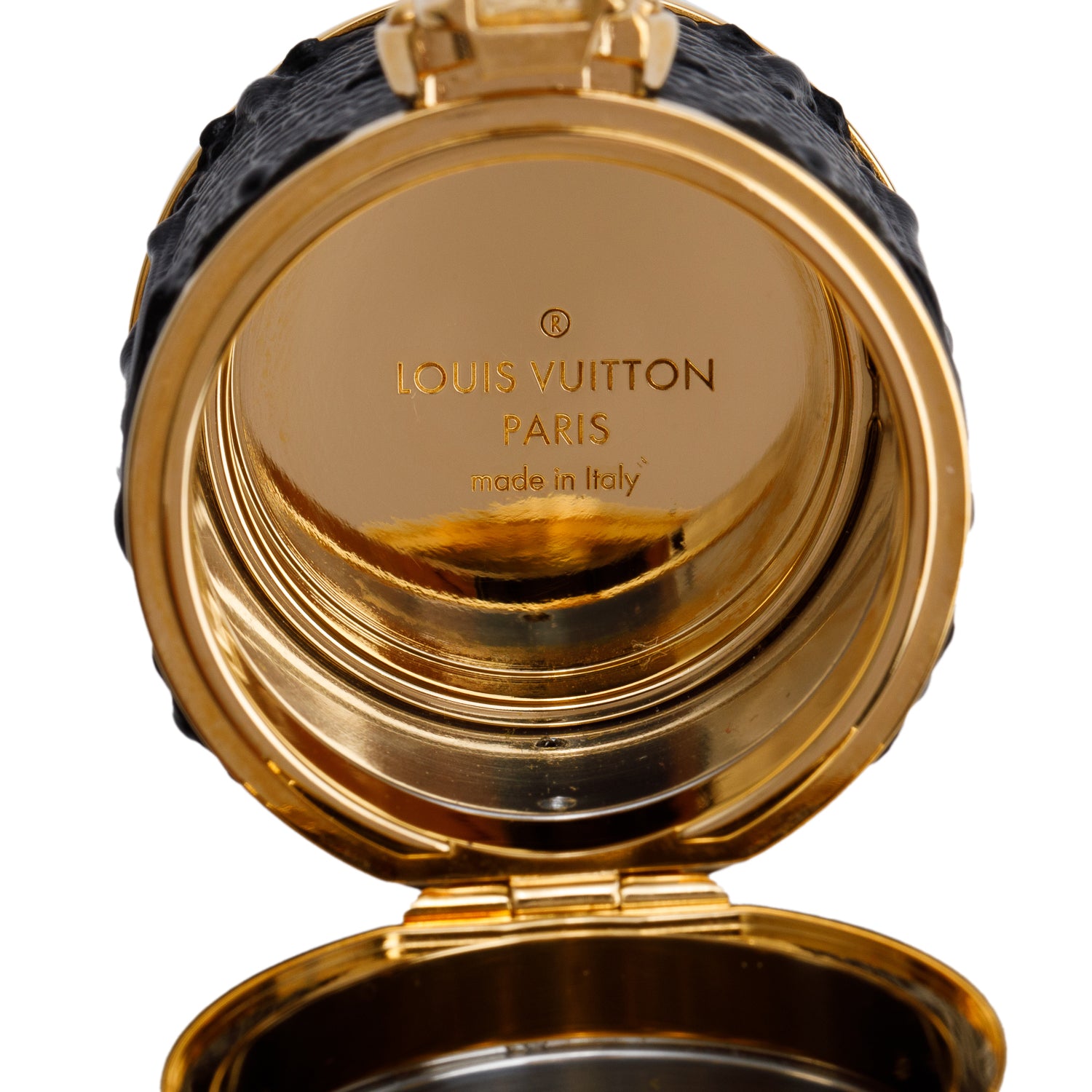 Louis Vuitton Monogram Midnight Embossed Lipstick Case Bag