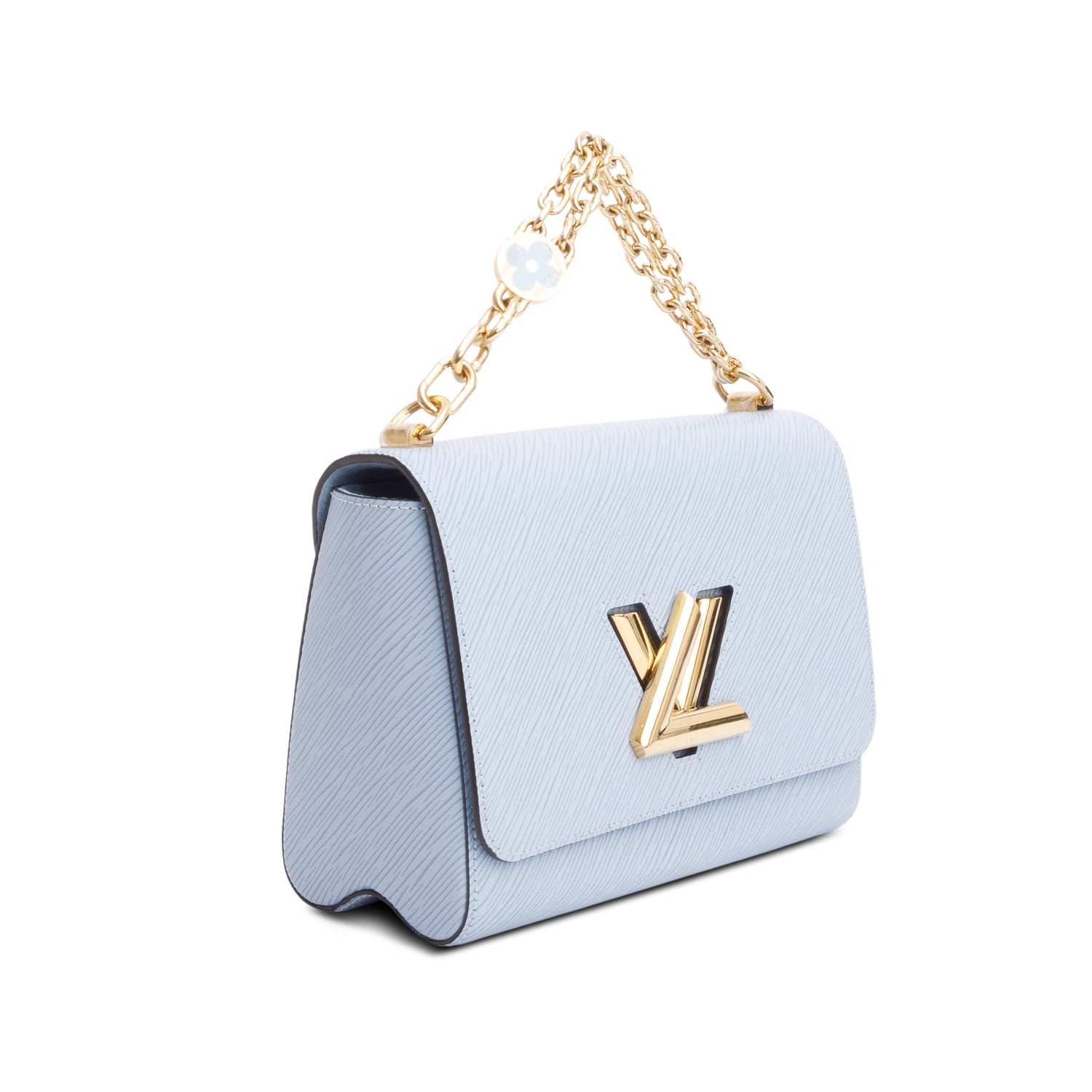 Louis Vuitton Blue Epi Leather Twist MM Bag