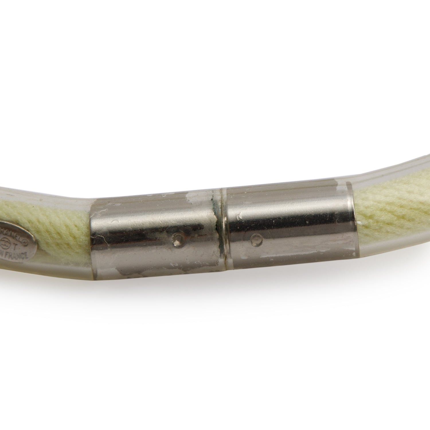 Chanel Vintage PVC Tube Bracelet