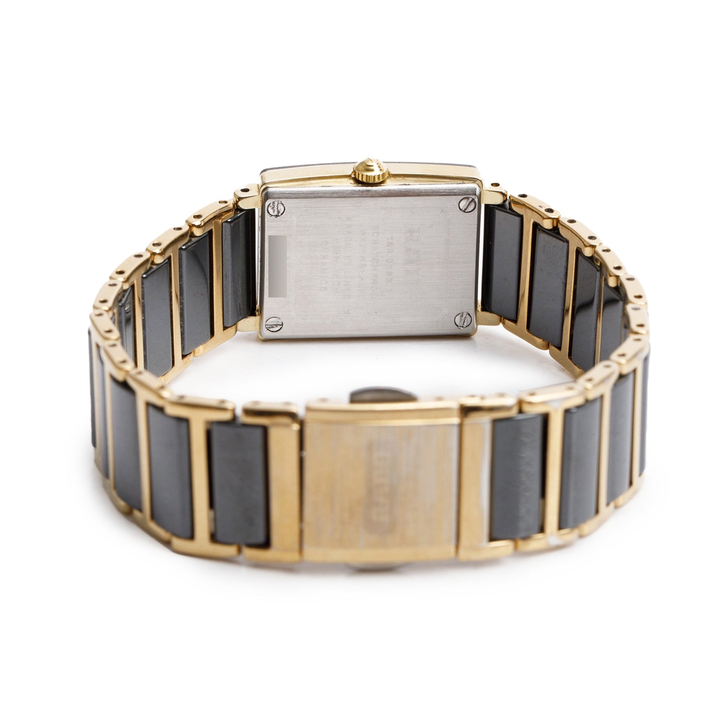 Rado Two-Tone Stainless Steel, Titanium & Black Ceramic Diastar Jubile Quartz Watch