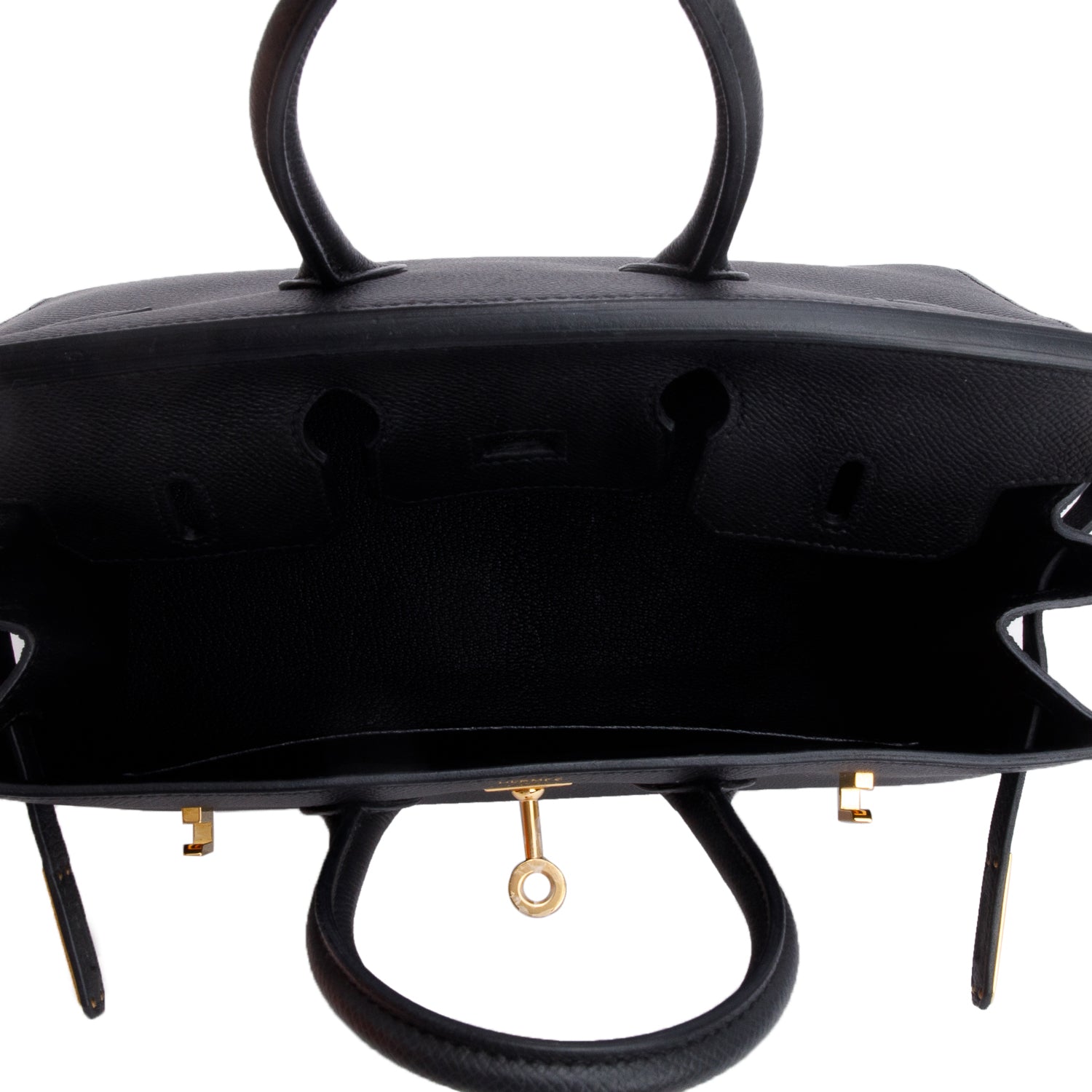 Hermes 2023 Noir Epsom Birkin Sellier 25 w/ Box