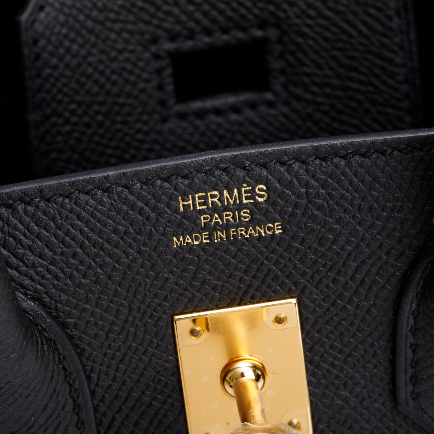 Hermes 2023 Noir Epsom Birkin Sellier 25 w/ Box