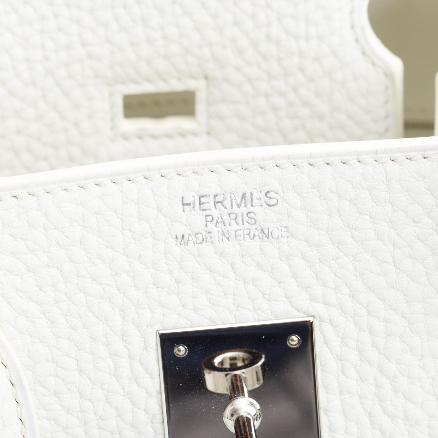 Hermes Blanc Clemence Birkin 35