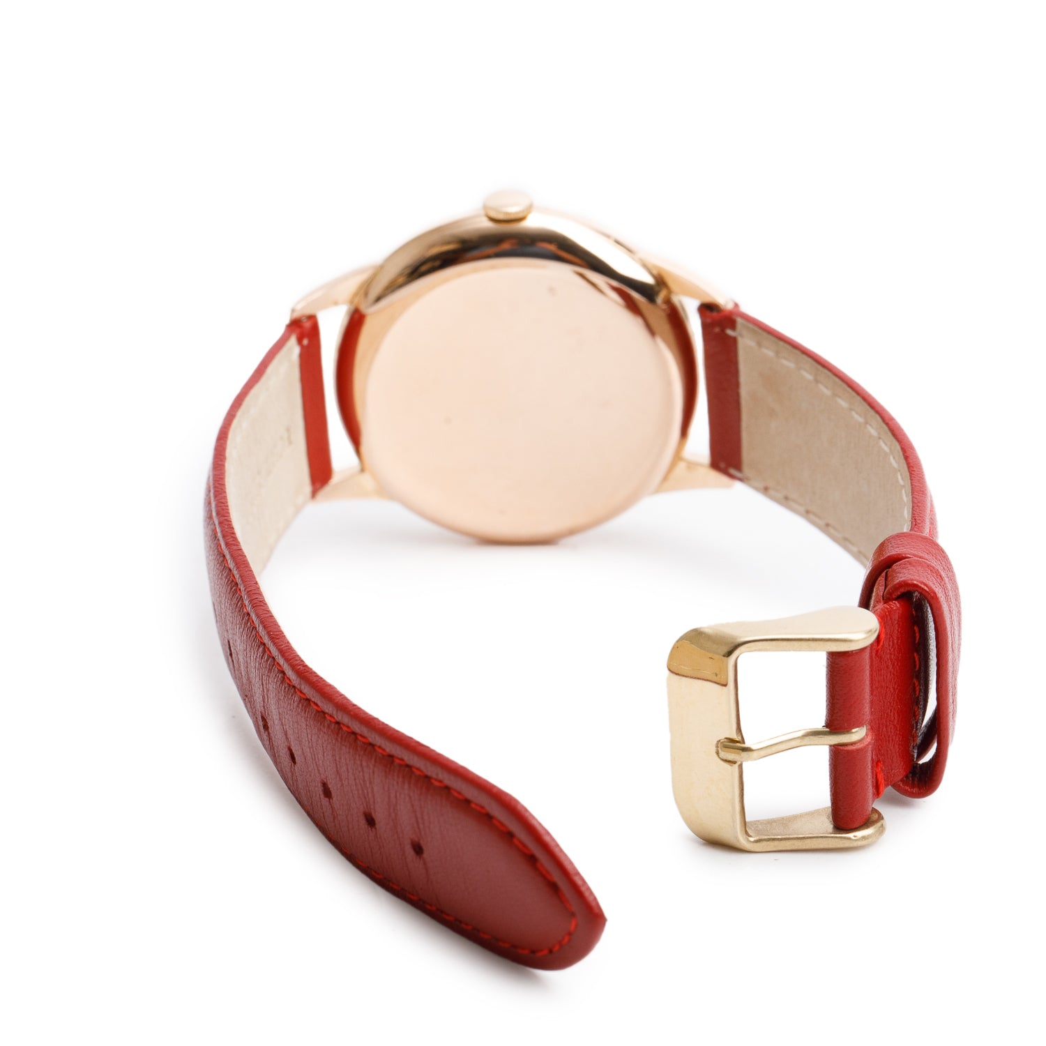 IWC Vintage 18k Rose Gold 36 MM Manual Watch