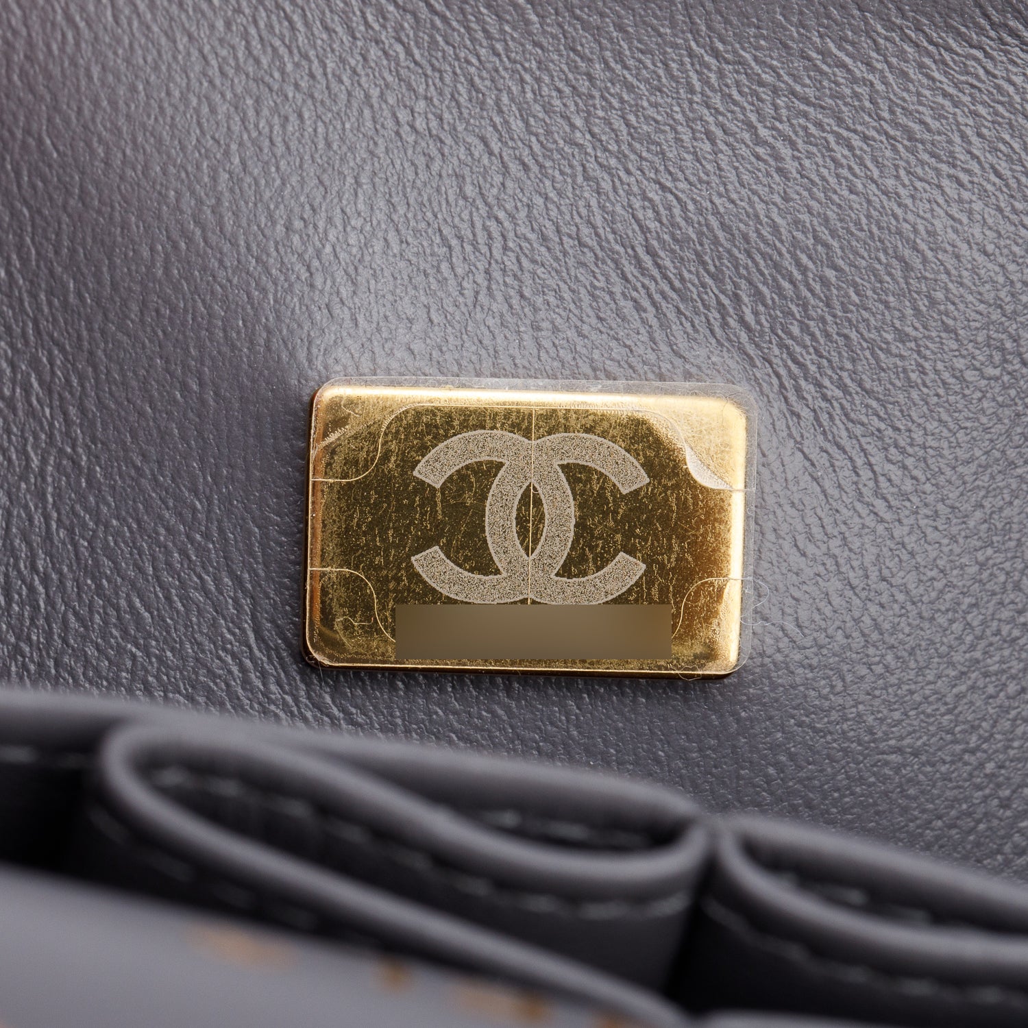 Chanel 2024 Grey Quilted Caviar Leather Classic Small Double Flap Bag w/ Box & Receipt