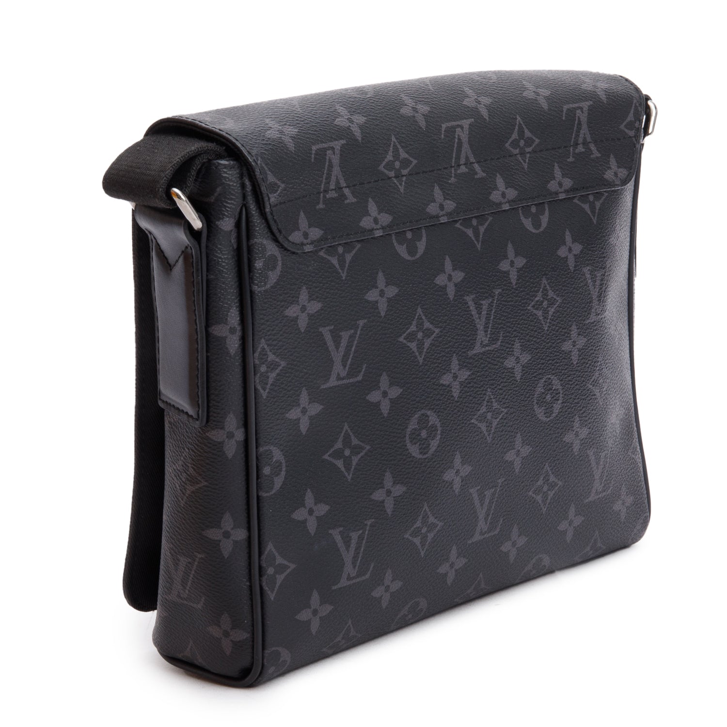 Louis Vuitton Monogram Eclipse District PM Bag w/ Box