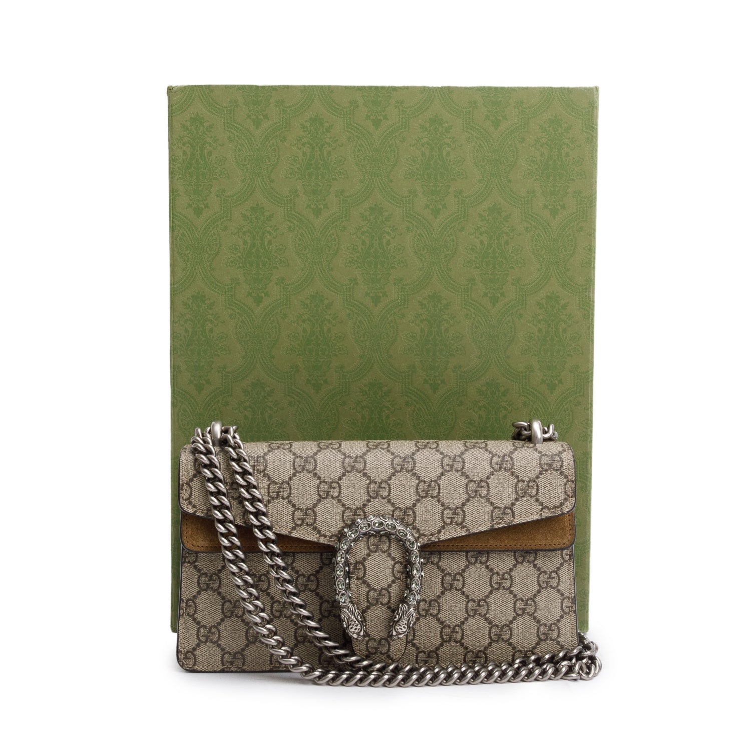 Gucci GG Supreme Small Dionysus Shoulder Bag w/ Box