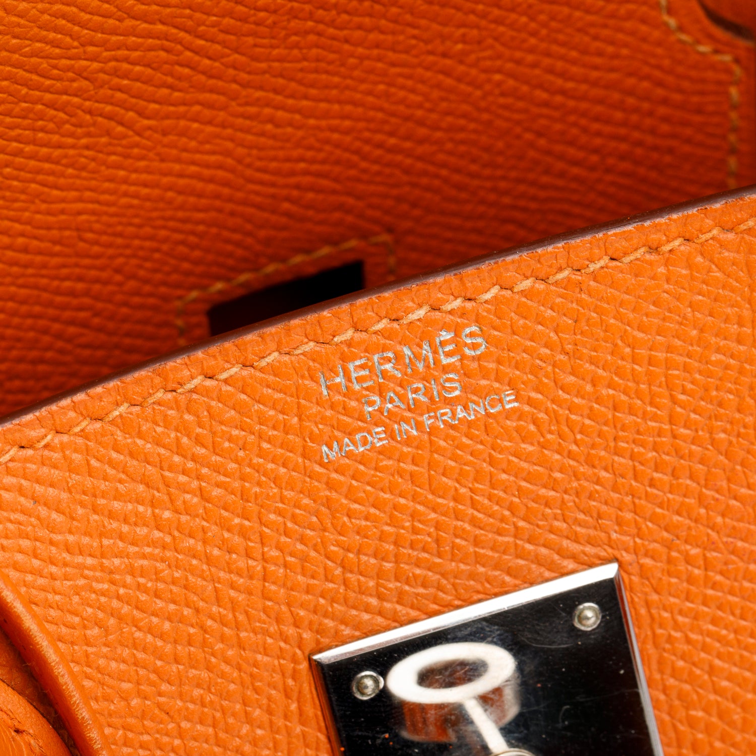 Hermes Orange Epsom Birkin 30