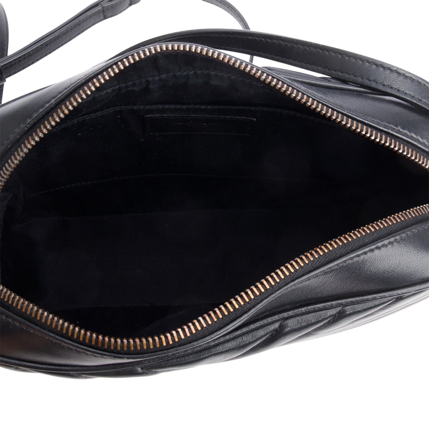 Saint Laurent 2021 Black Quilted Leather Lou Camera Bag