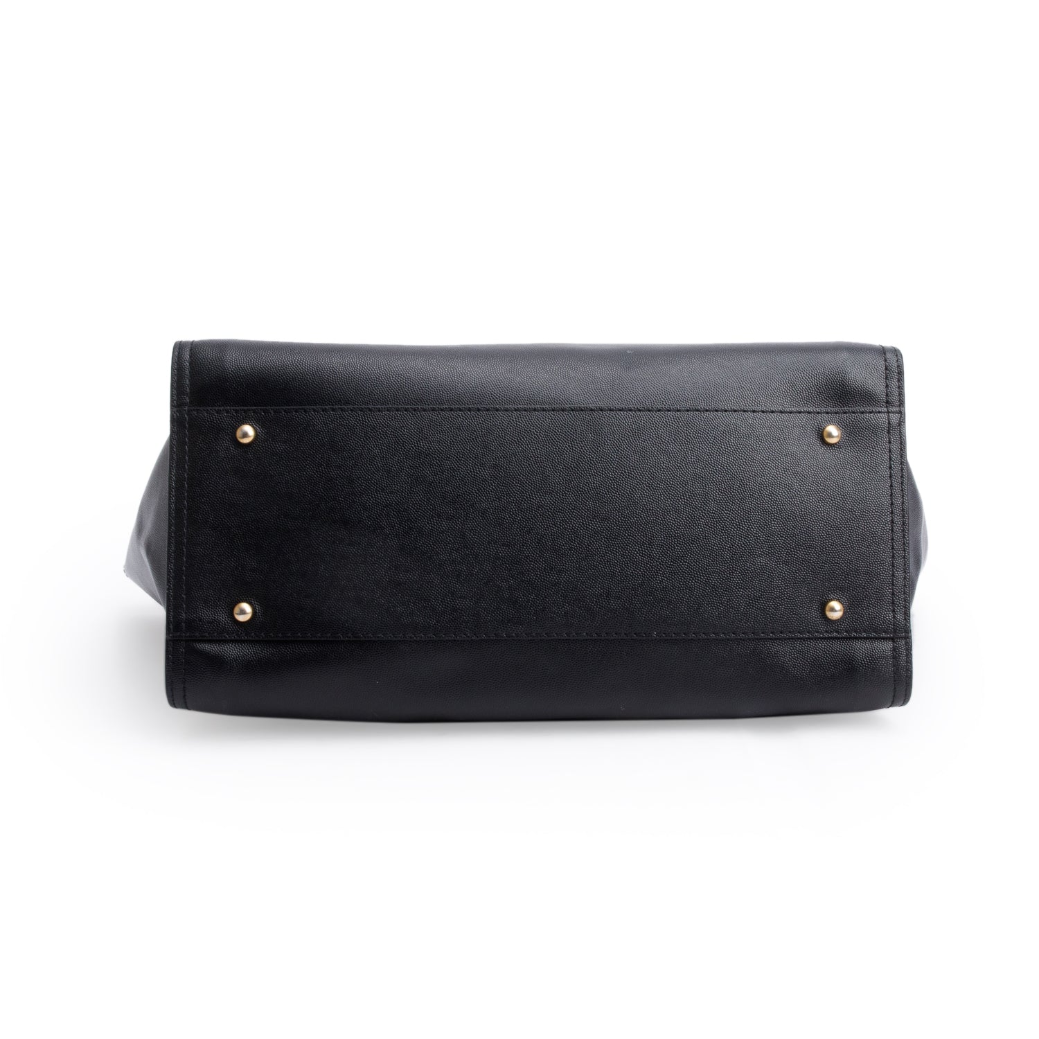 Chanel Black Caviar Leather Medium Studded Deauville Tote w/ Authenticity Card