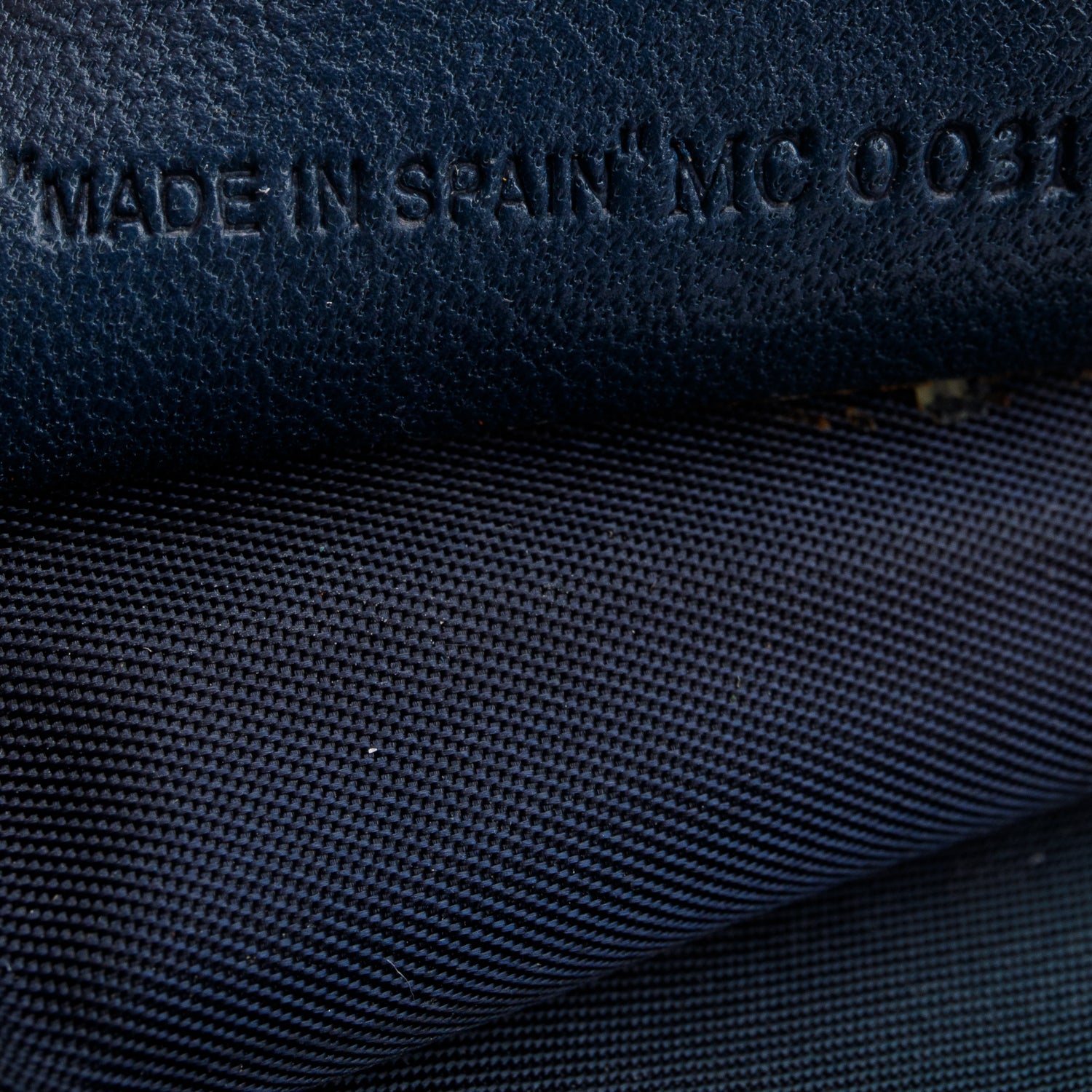 Christian Dior Navy Diorissimo Saddle Pochette