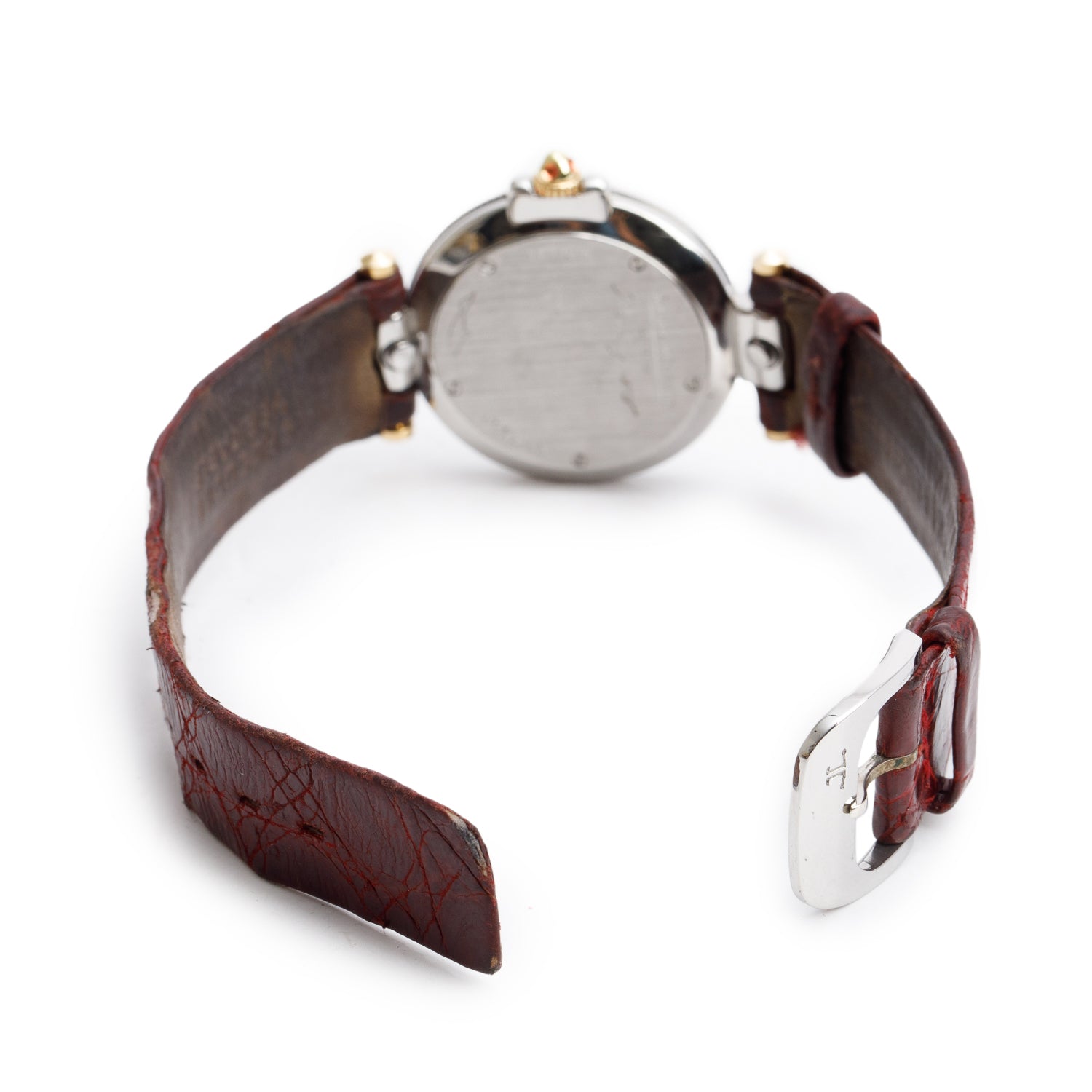 Jaeger LeCoultre Two-Tone Stainless Steel Rendez-Vous 30 MM Quartz Watch Pink Mother of Pearl Dial