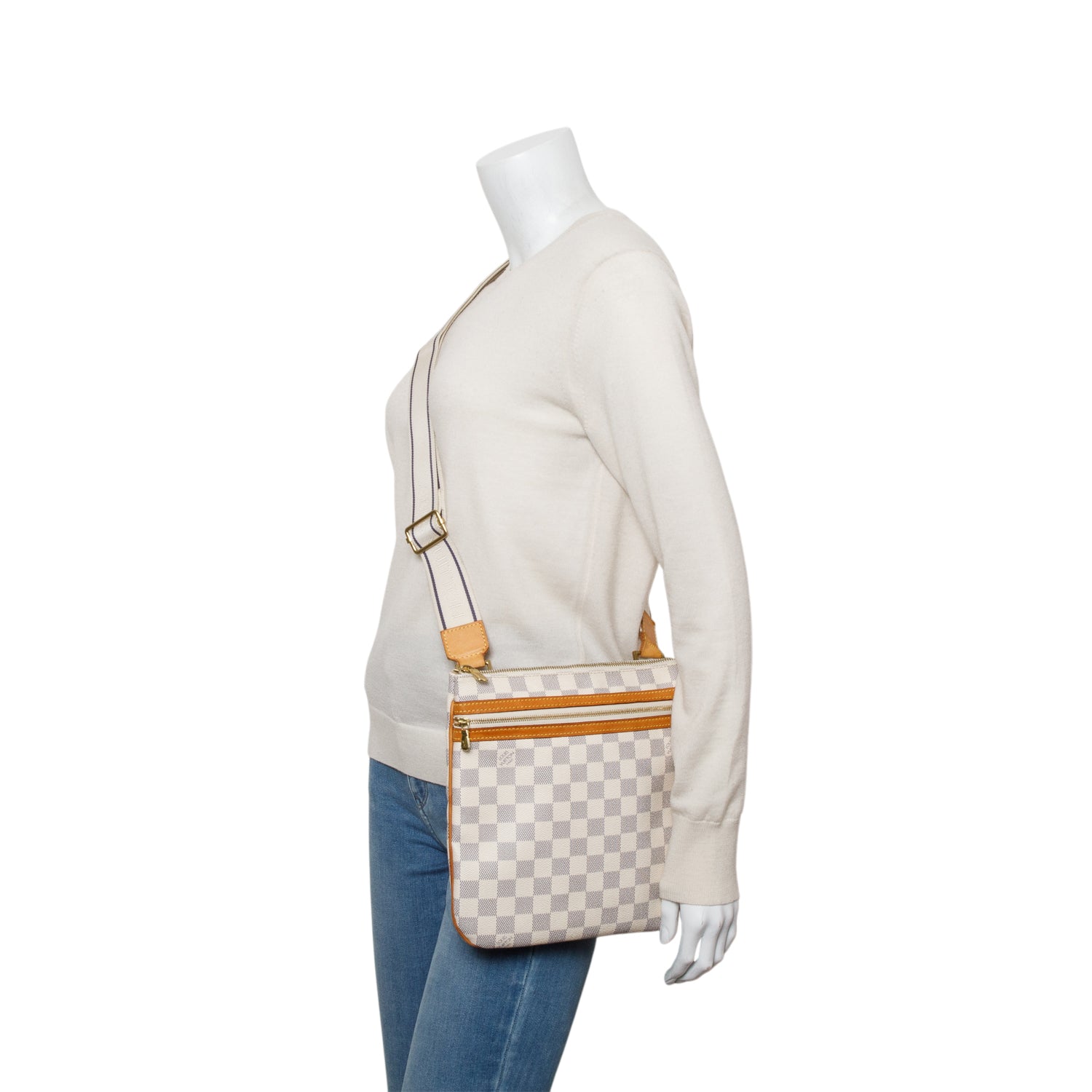 Louis Vuitton Damier Azur Pochette Bosphore Crossbody