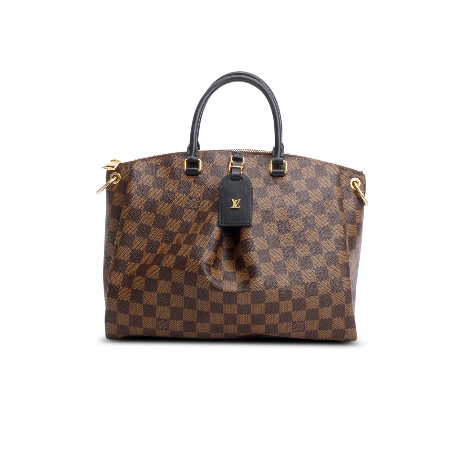 Louis Vuitton 2022 Damier Ebene Odeon Tote MM w/ Strap & Receipt