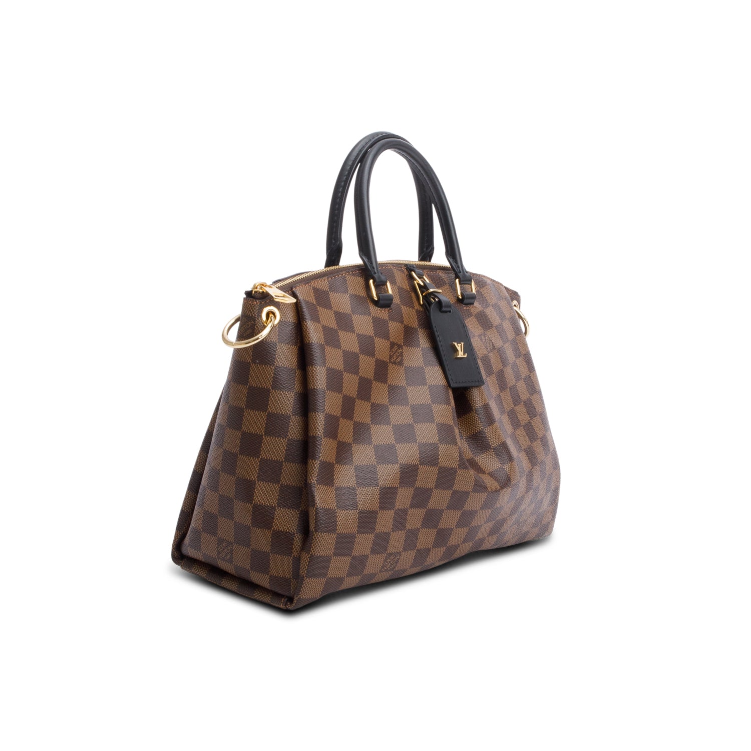 Louis Vuitton 2022 Damier Ebene Odeon Tote MM w/ Strap & Receipt