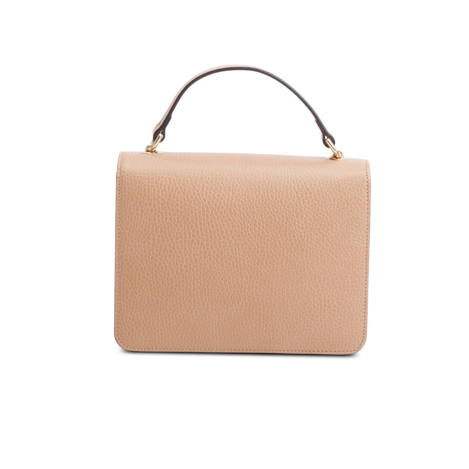 Gucci Beige Dollar Calfskin Small Interlocking G Shoulder Bag