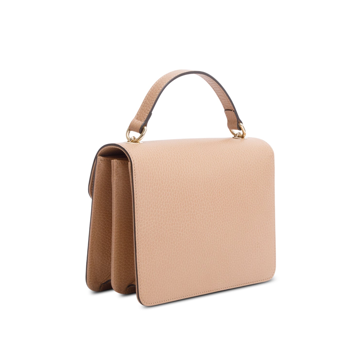 Gucci Beige Dollar Calfskin Small Interlocking G Shoulder Bag