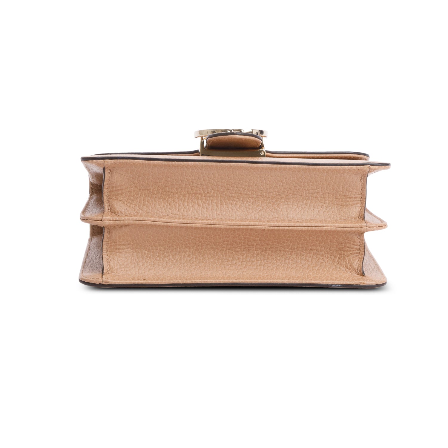 Gucci Beige Dollar Calfskin Small Interlocking G Shoulder Bag