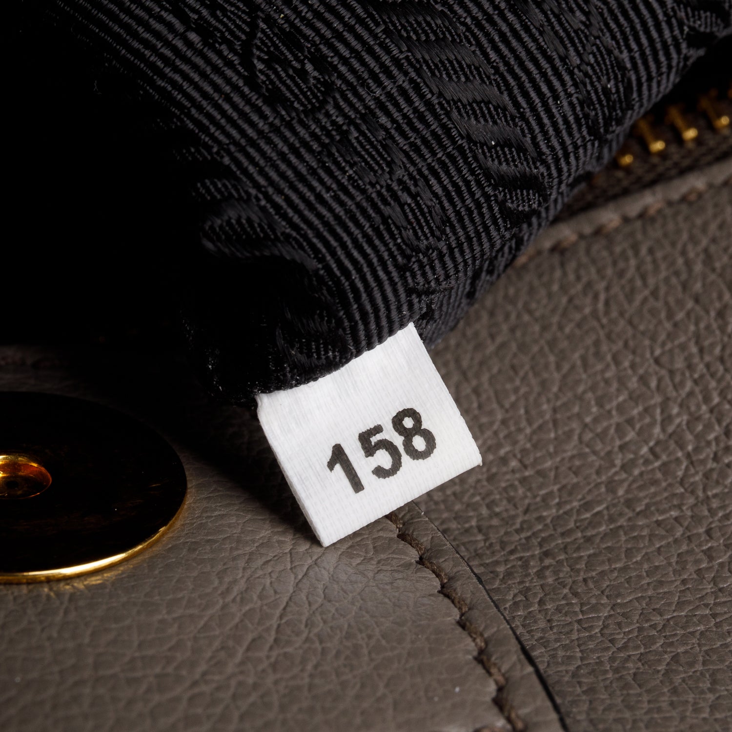 Prada Grey City Calf Small Twin Pocket Tote w/ Strap