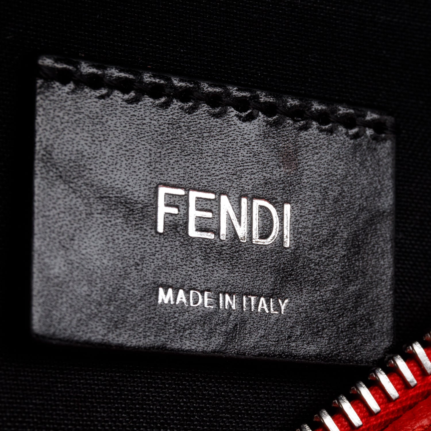 Fendi Red Vitello Leather Devil Eyes Belt Bag
