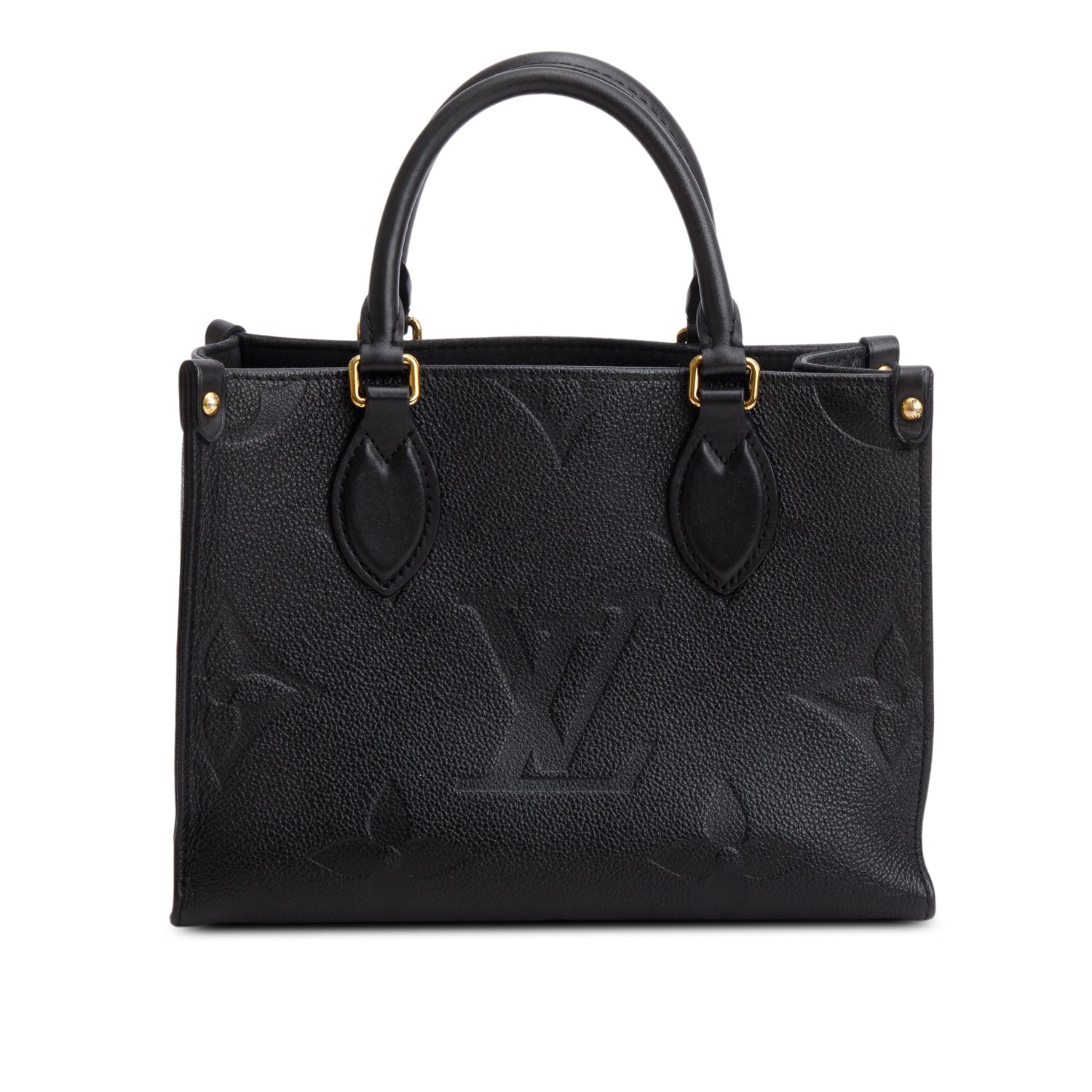 Louis Vuitton Black Empreinte Monogram OnTheGo PM w/ Strap, Box, Receipt