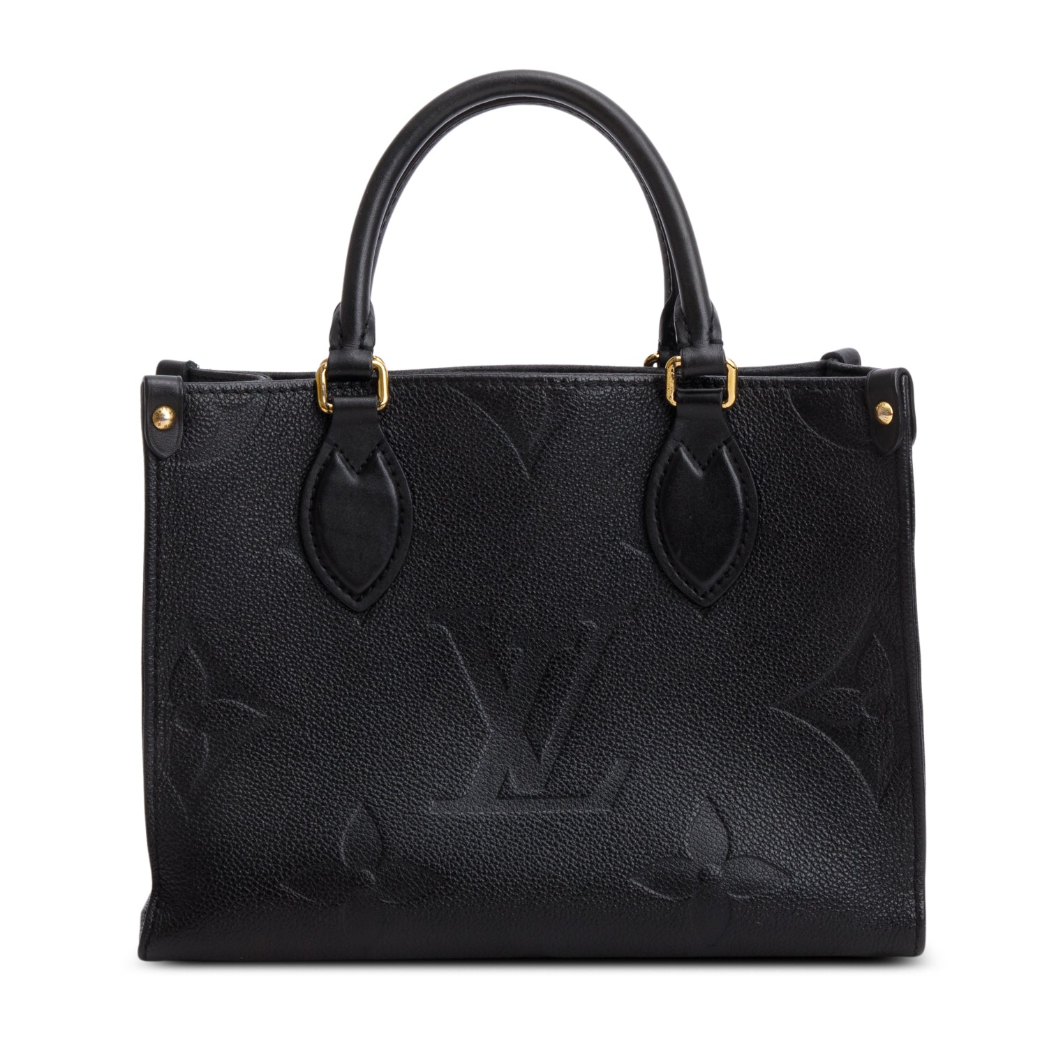 Louis Vuitton Black Empreinte Monogram OnTheGo PM w/ Strap, Box, Receipt