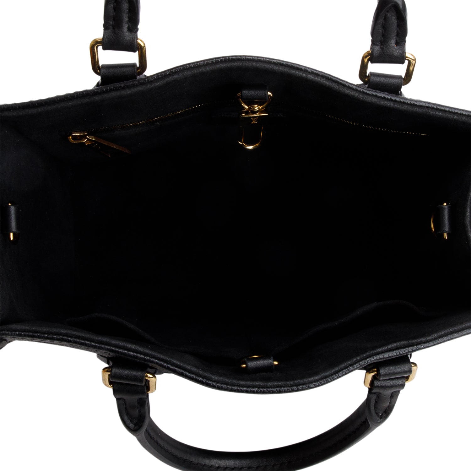 Louis Vuitton Black Empreinte Monogram OnTheGo PM w/ Strap, Box, Receipt