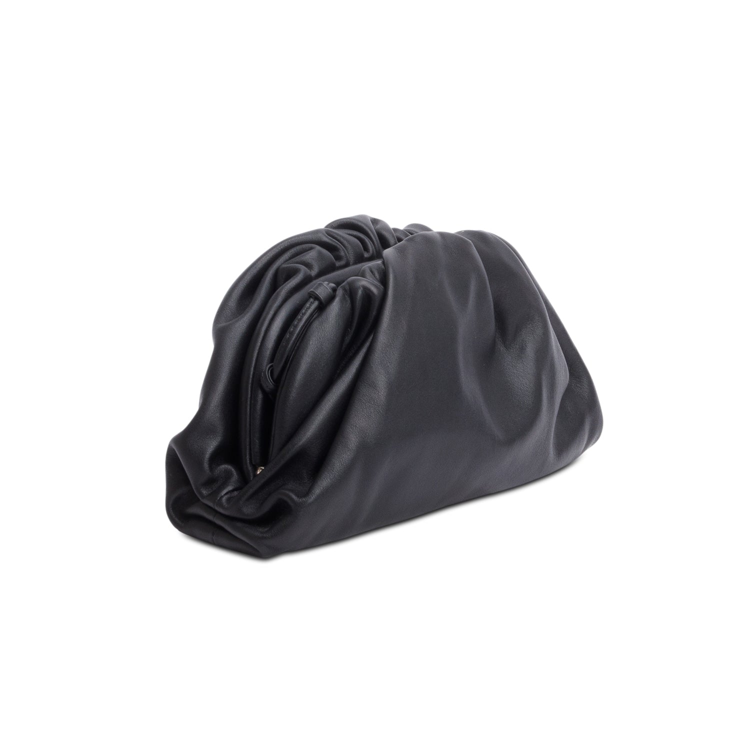 Bottega Venta Black Butter Calfskin The Mini Pouch