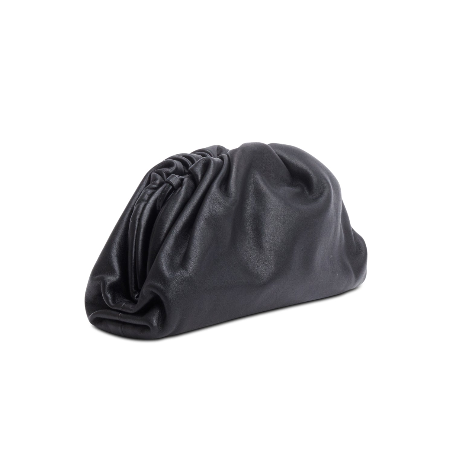 Bottega Venta Black Butter Calfskin The Mini Pouch