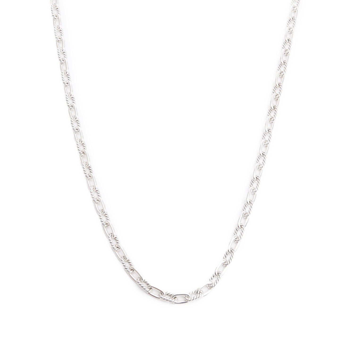 David Yurman Sterling Silver 6 MM Madison Chain Necklace