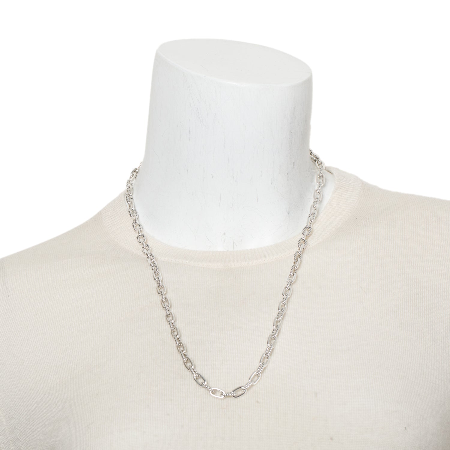 David Yurman Sterling Silver 6 MM Madison Chain Necklace