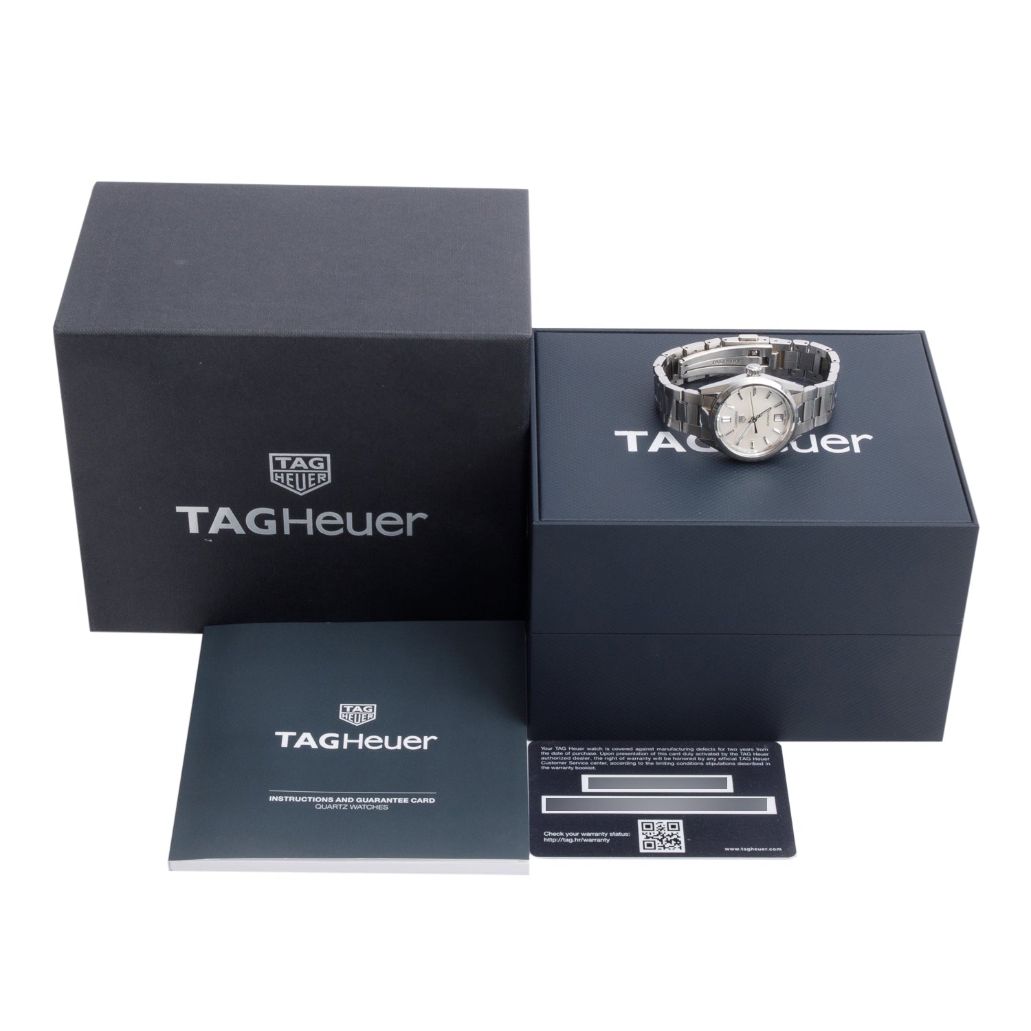 Tag Heuer 2022 Stainless Steel Carrera Date 29 MM Automatic Watch Mother of Pearl Dial WBN2410 w/ Box & Papers