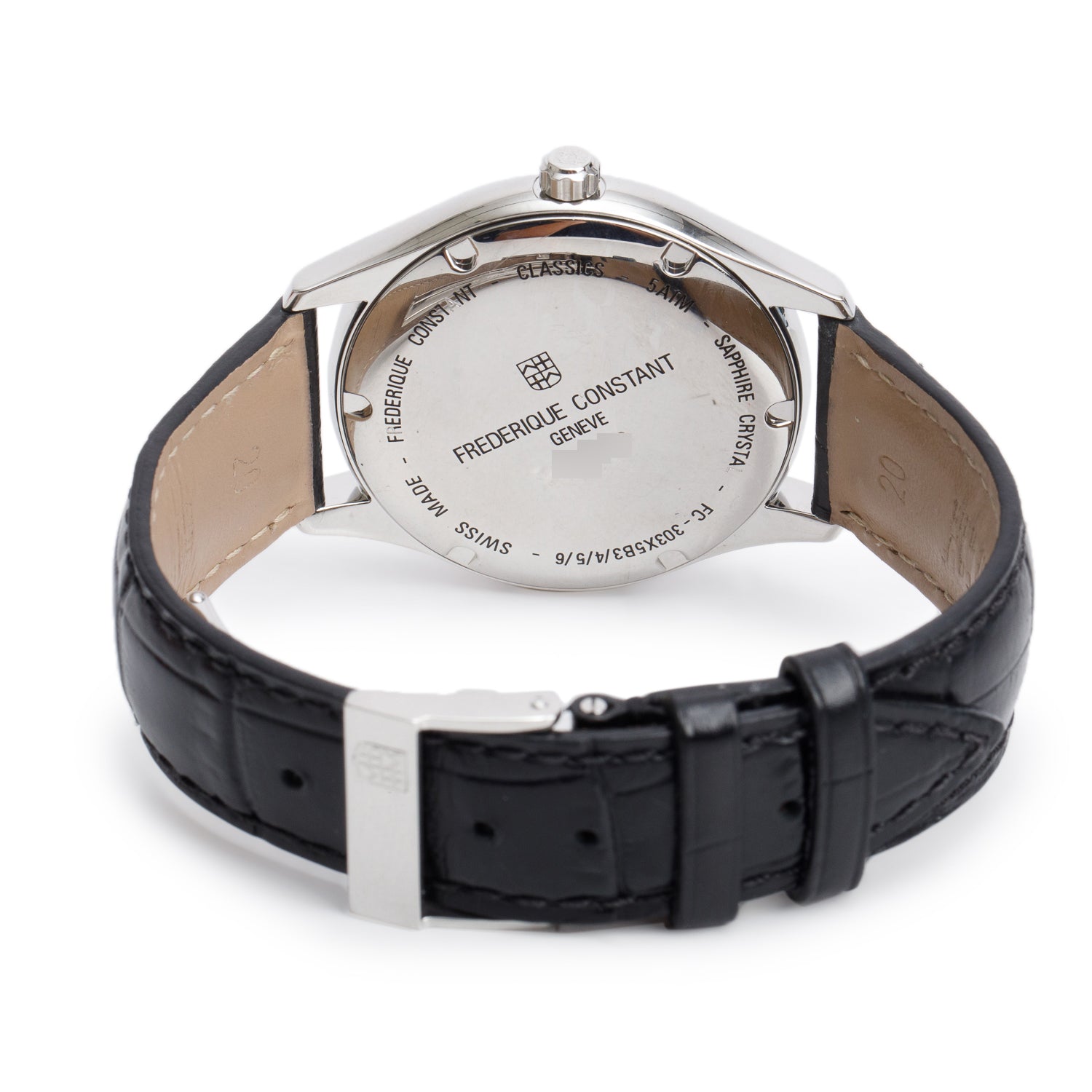 Frederique Constant Stainless Steel Classic 40 MM Automatic Watch Silver Dial w/ Box & Papers
