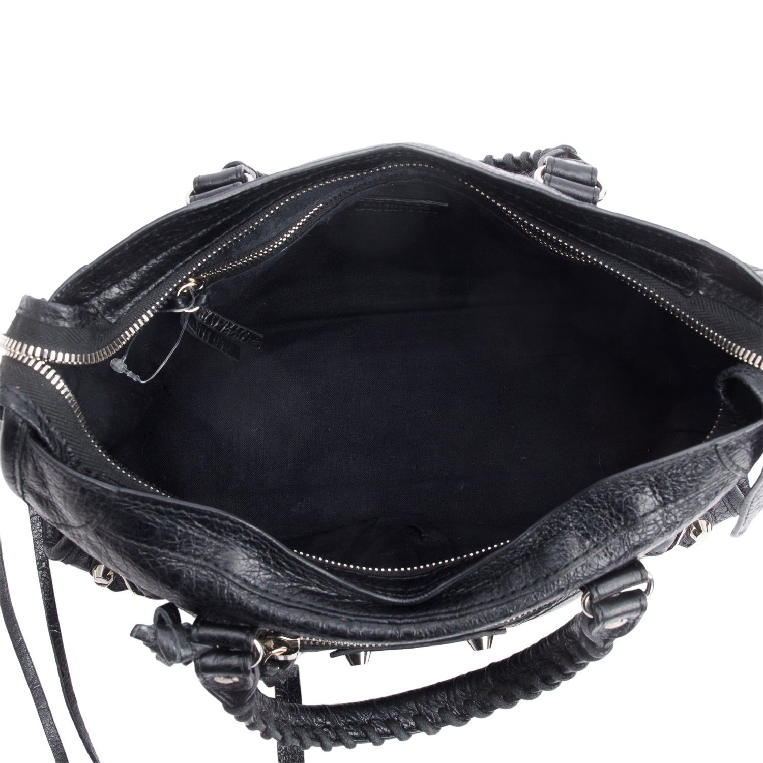 Balenciaga Black Agneau Le City Bag Small w/ Strap