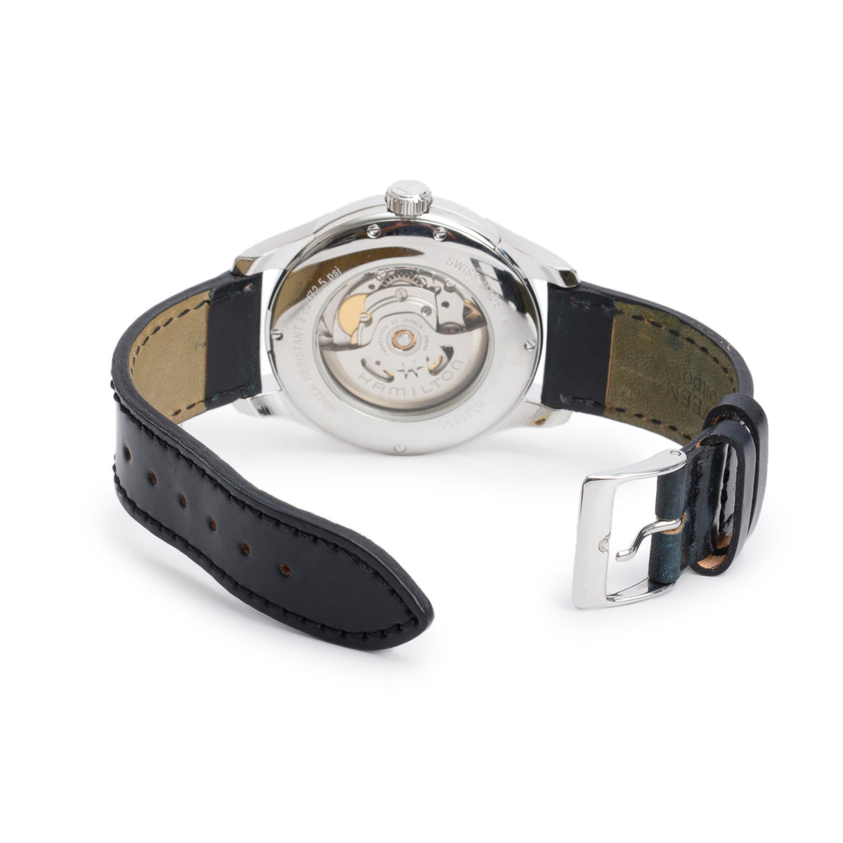 Hamilton Stainless Steel Jazzmaster Viewmatic 40 MM Automatic Watch H325151 w/ Box & Extra Strap