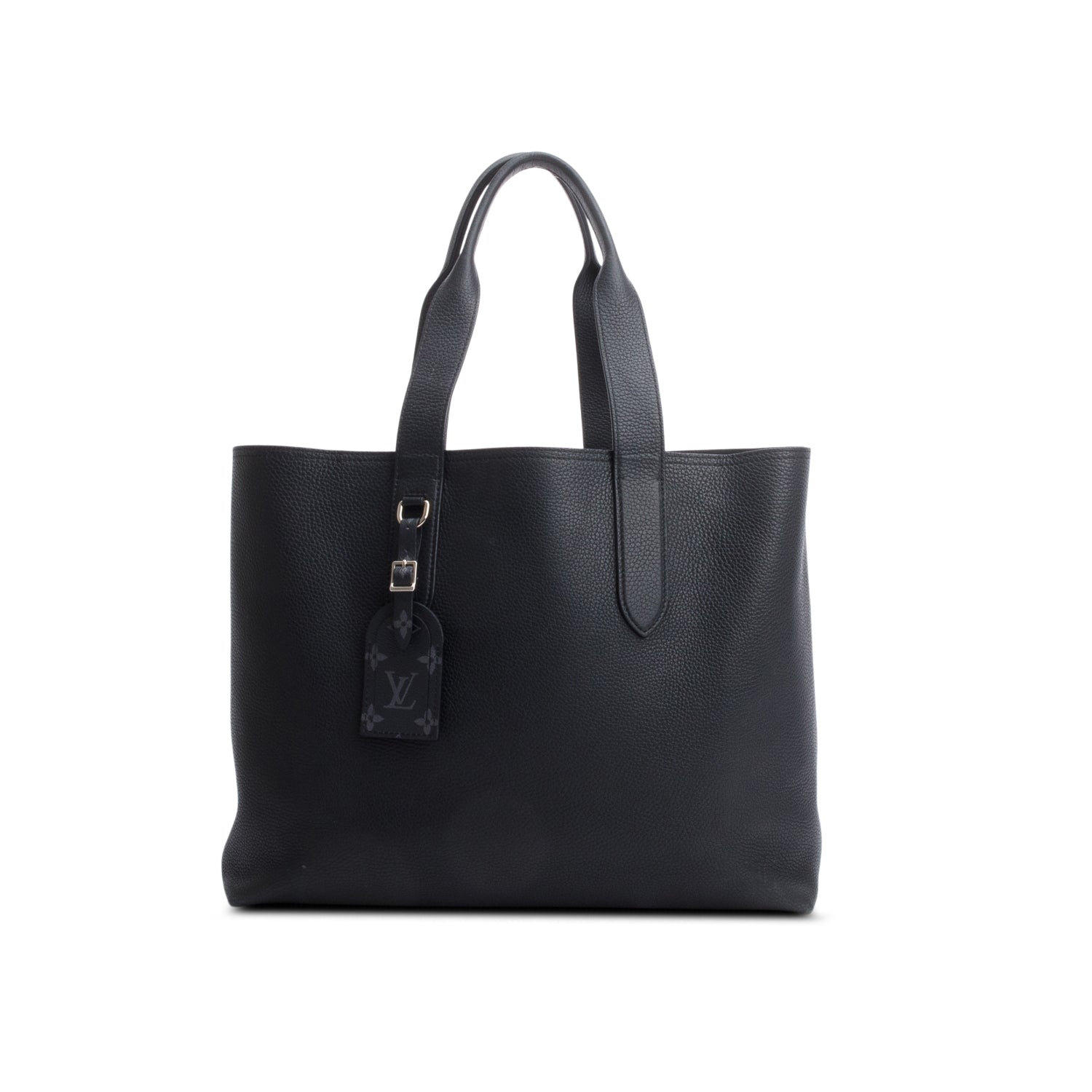 Louis Vuitton Black Taurillon Leather Cabas Voyage Tote – OLIVER'S