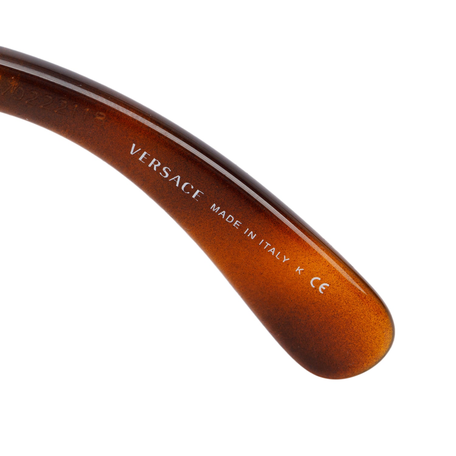 Versace 4391 Brown Havana Acetate Medusa Biggie Shield Sunglasses w/ Box & Case