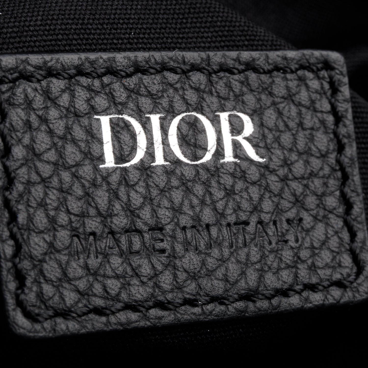 Christian Dior 2022 Navy Oblique Canvas Jacquard Saddle Bag w/ Box