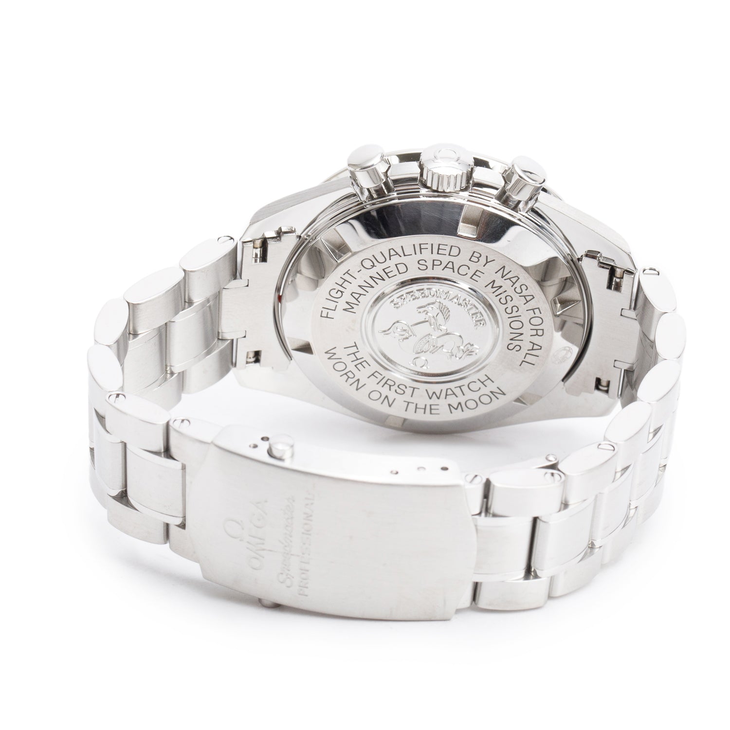 Omega Stainless Steel Speedmaster Moonwatch Professional 42 MM Manual Watch w/ Box & Papers