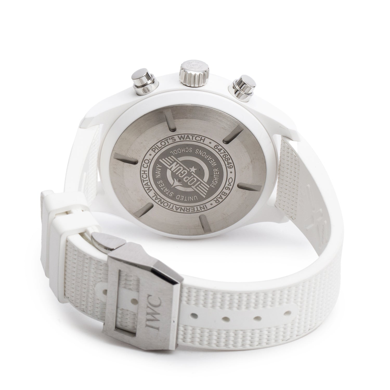 IWC 2024 Top Gun Edition Lake Tahoe Ceramic Pilot's Chronograph 44 MM Automatic Watch Black Dial IW389105 w/ Papers