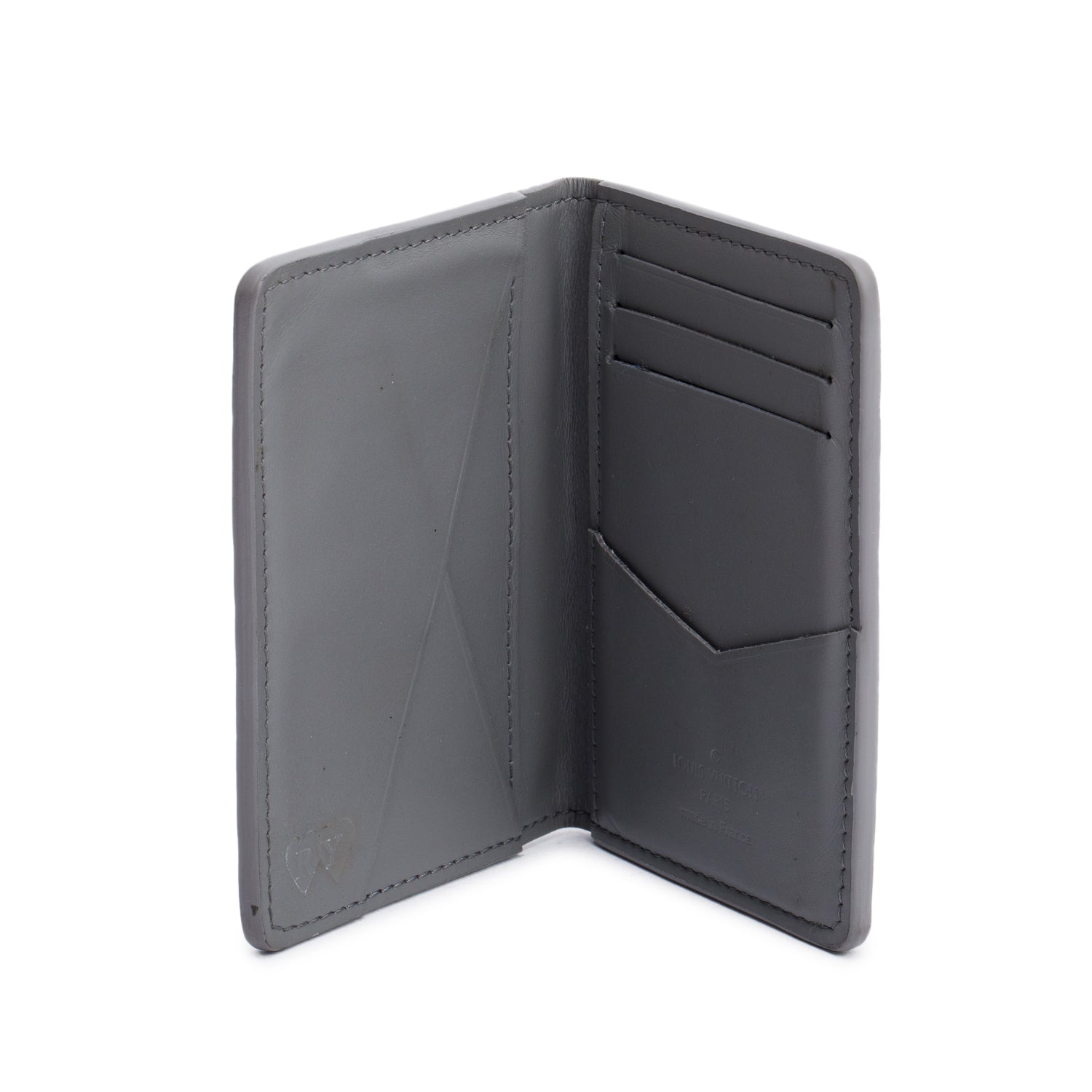 Louis Vuitton Grey Monogram Calfskin Shadow Pocket Organizer