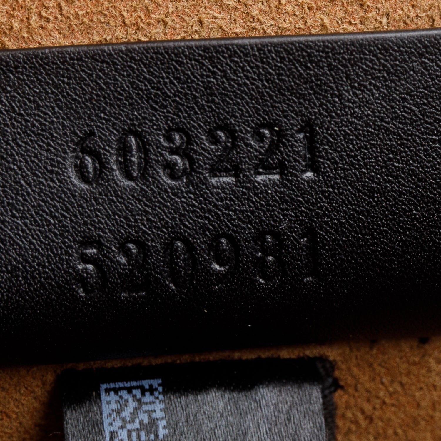 Gucci GG Supreme Brown Leather Trim Small Padlock Bamboo Handle Bag w/ Strap